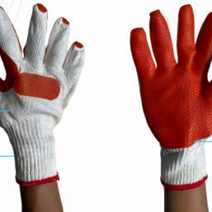 Guante Poliéster Palma Caucho