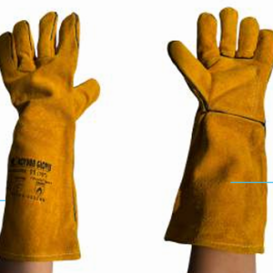 Guante Soldador Dorado
