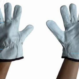 Guante vaqueta blanca Refuerzo interno